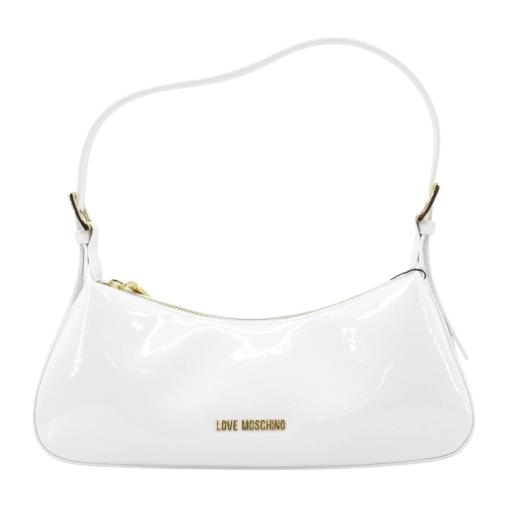 Love Moschino Women's White Baguette Bag - Shoulder Bags - One Size - Bags