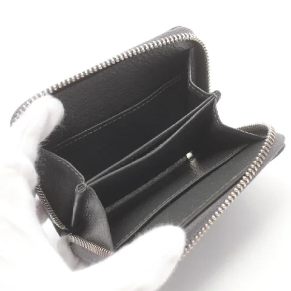Gucci Vintage Pre-owned Plastic wallets Gray Heren