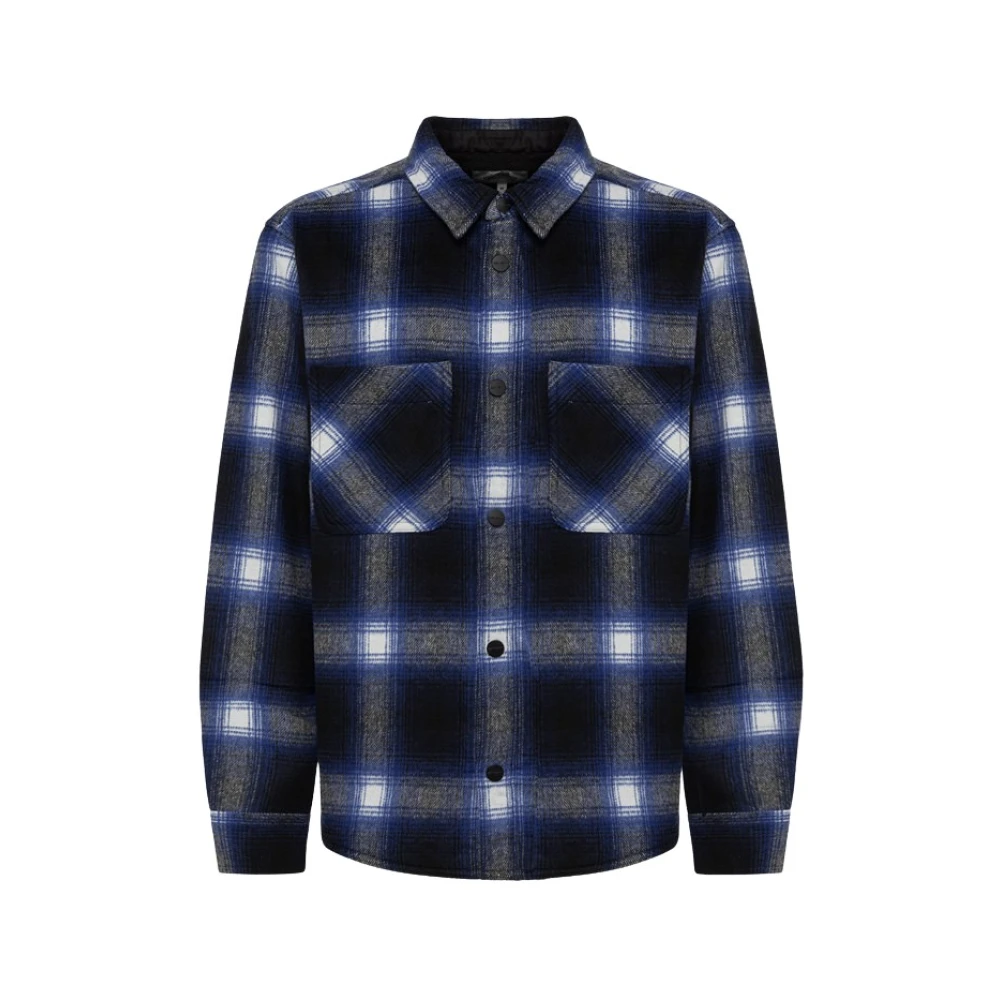 Carhartt Wip Rutig Flanellskjorta Blue, Herr