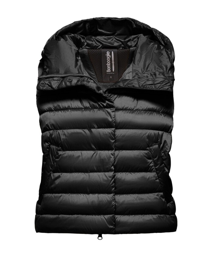 shiny-nylon-padded-vest-with-hood