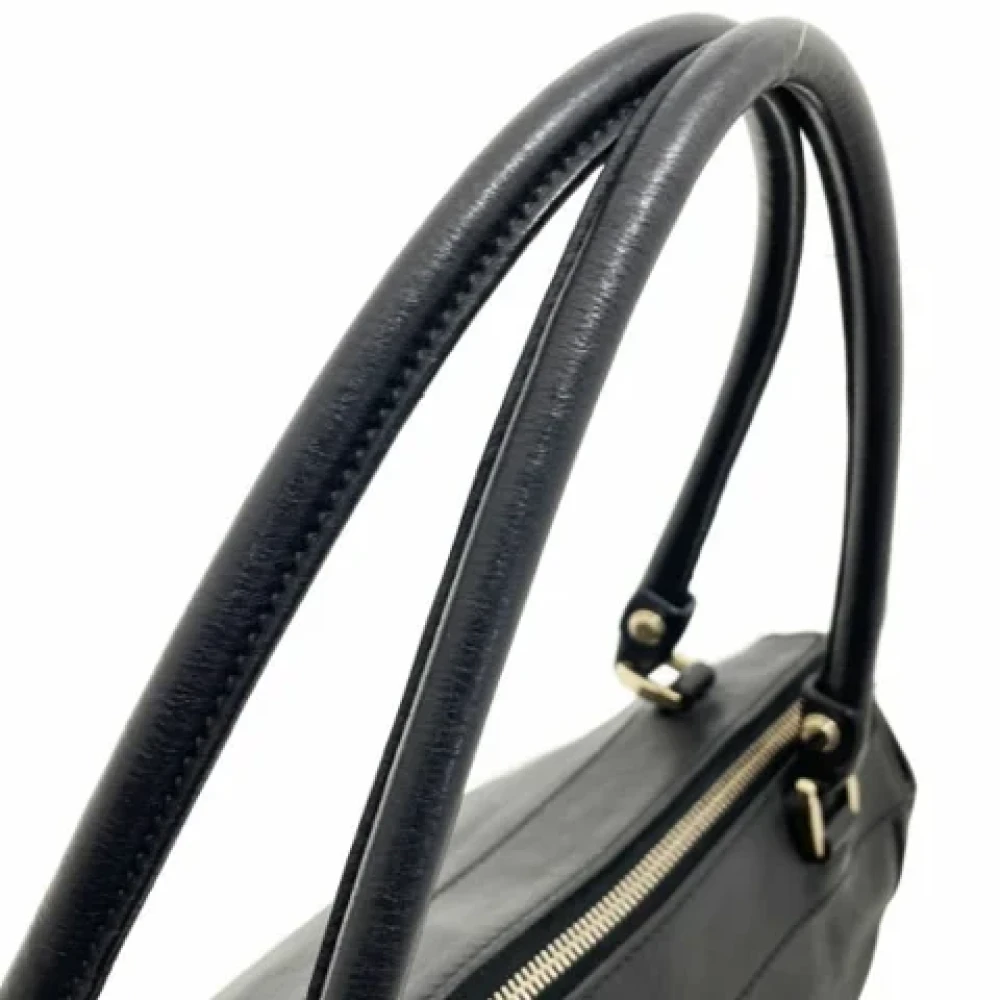 Gucci Vintage Pre-owned Leather totes Black Dames