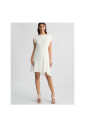 robe-courte-blanche-drapee