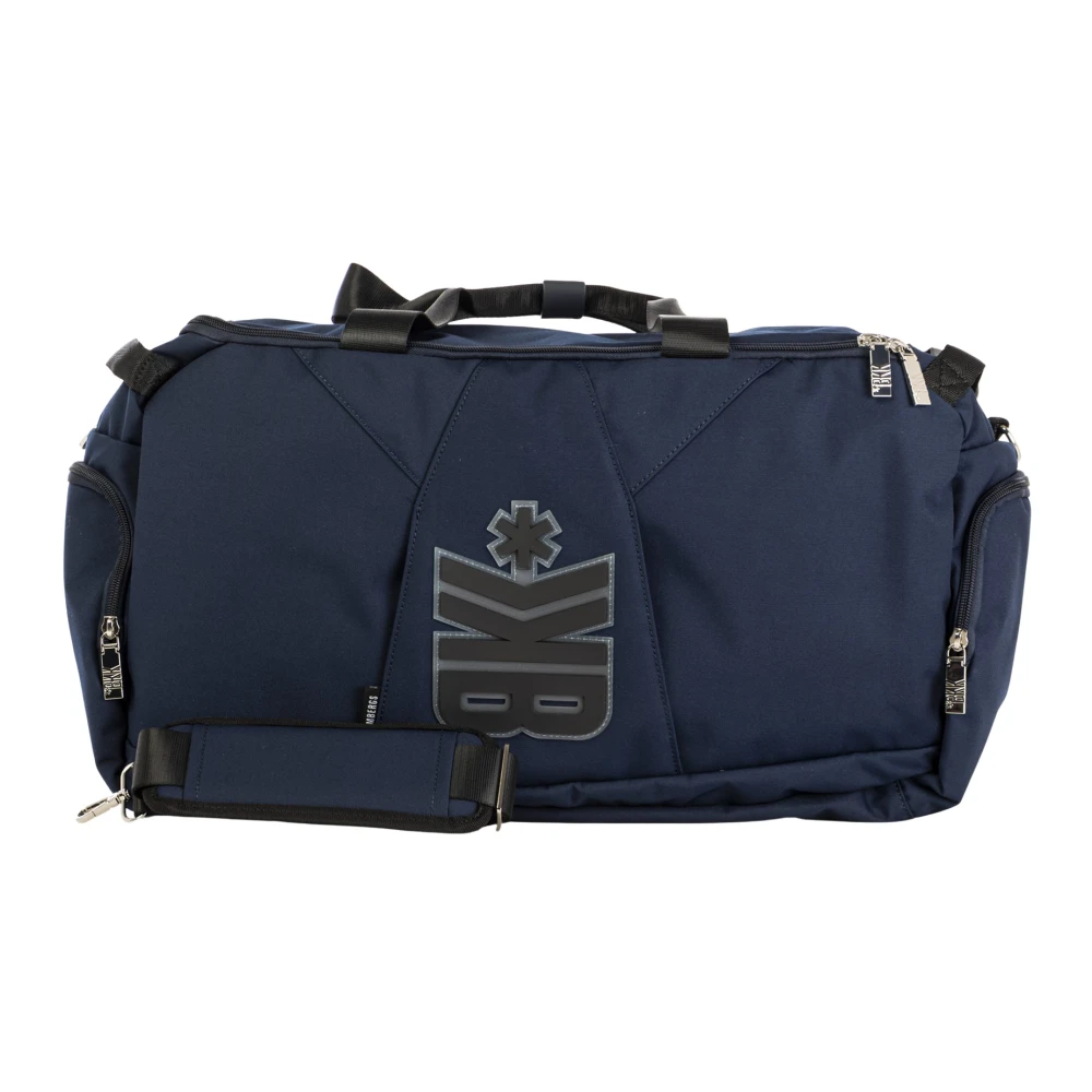 Bikkembergs Men's Blue Travel Duffel Bag