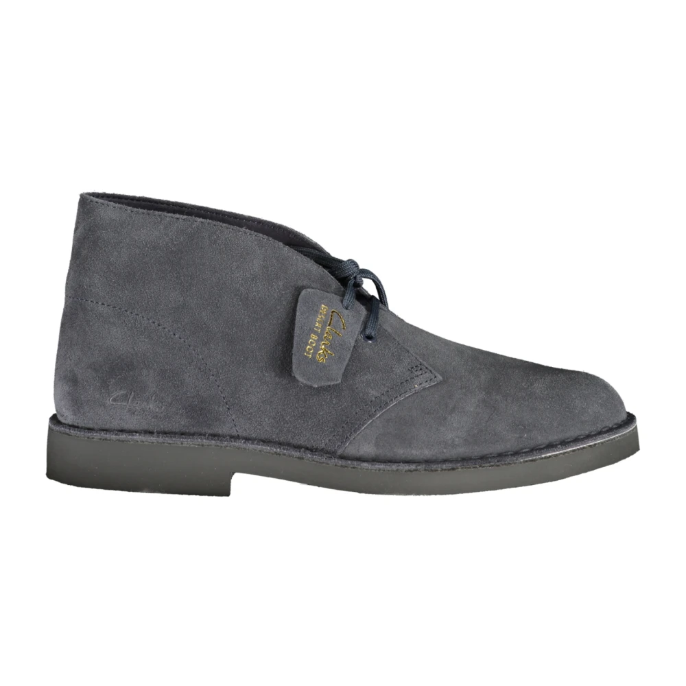 Clarks Men's Blue Lace-Up Boots, 11 Uk, Desert Boot Evo