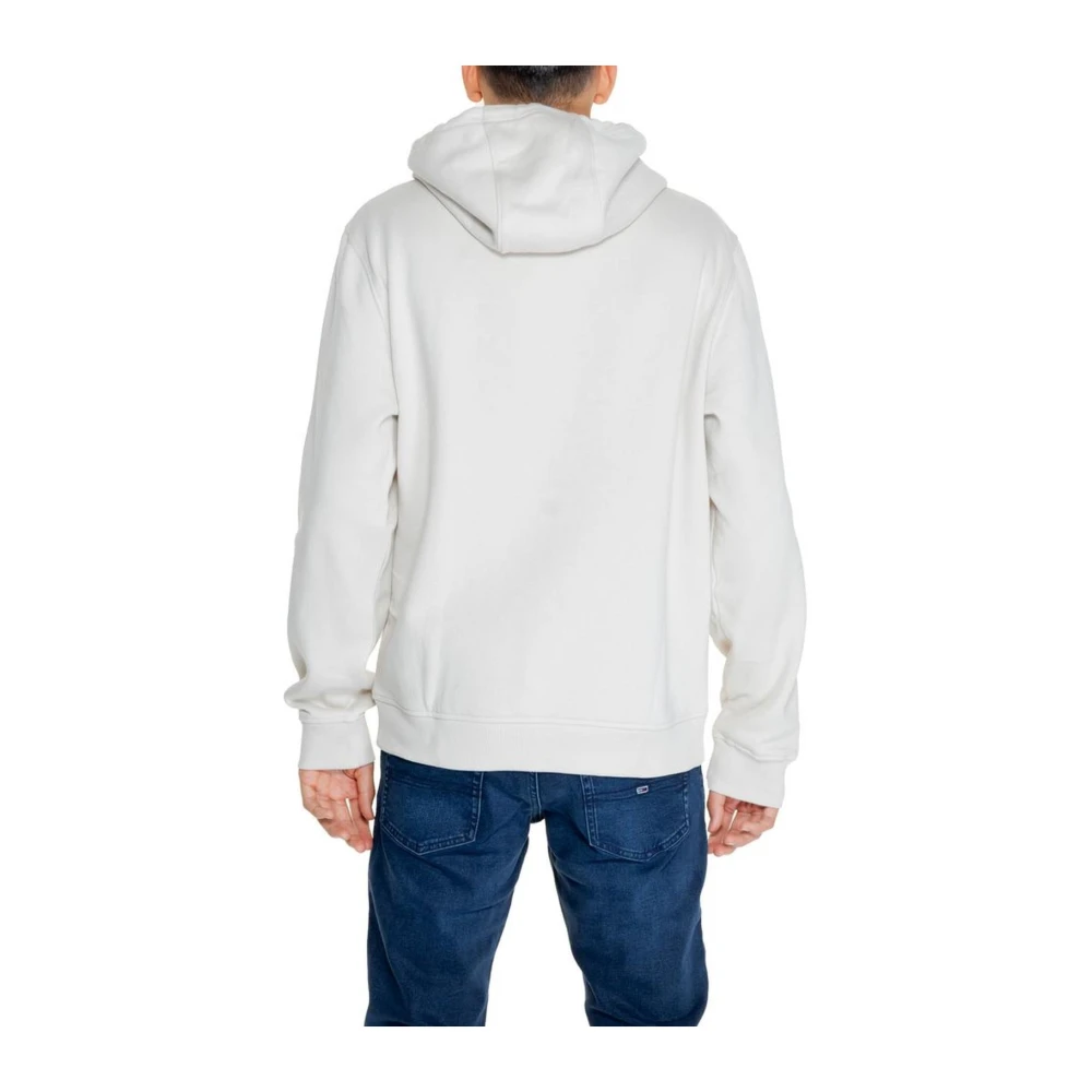 Tommy Jeans Geregenereerde Katoenen Sweater met Polyester White Heren