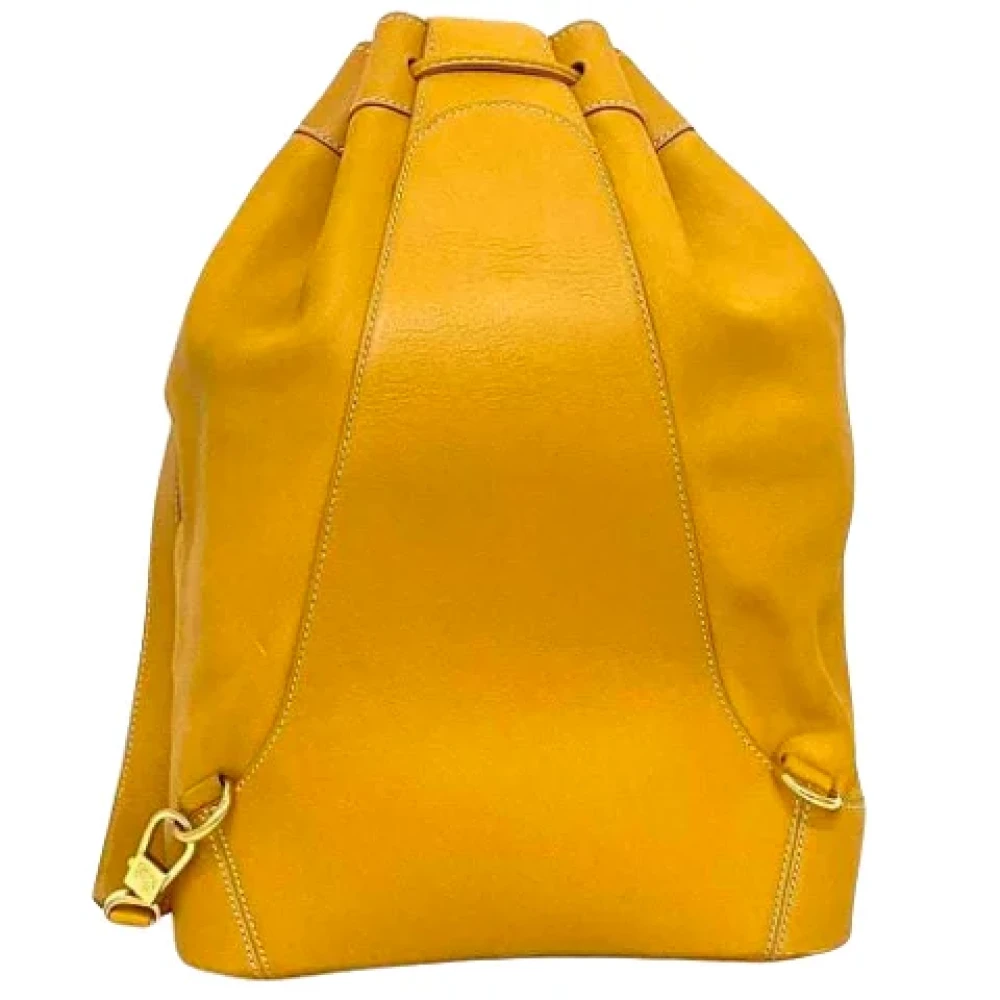 Loewe Pre-owned Leather handbags Orange Dames