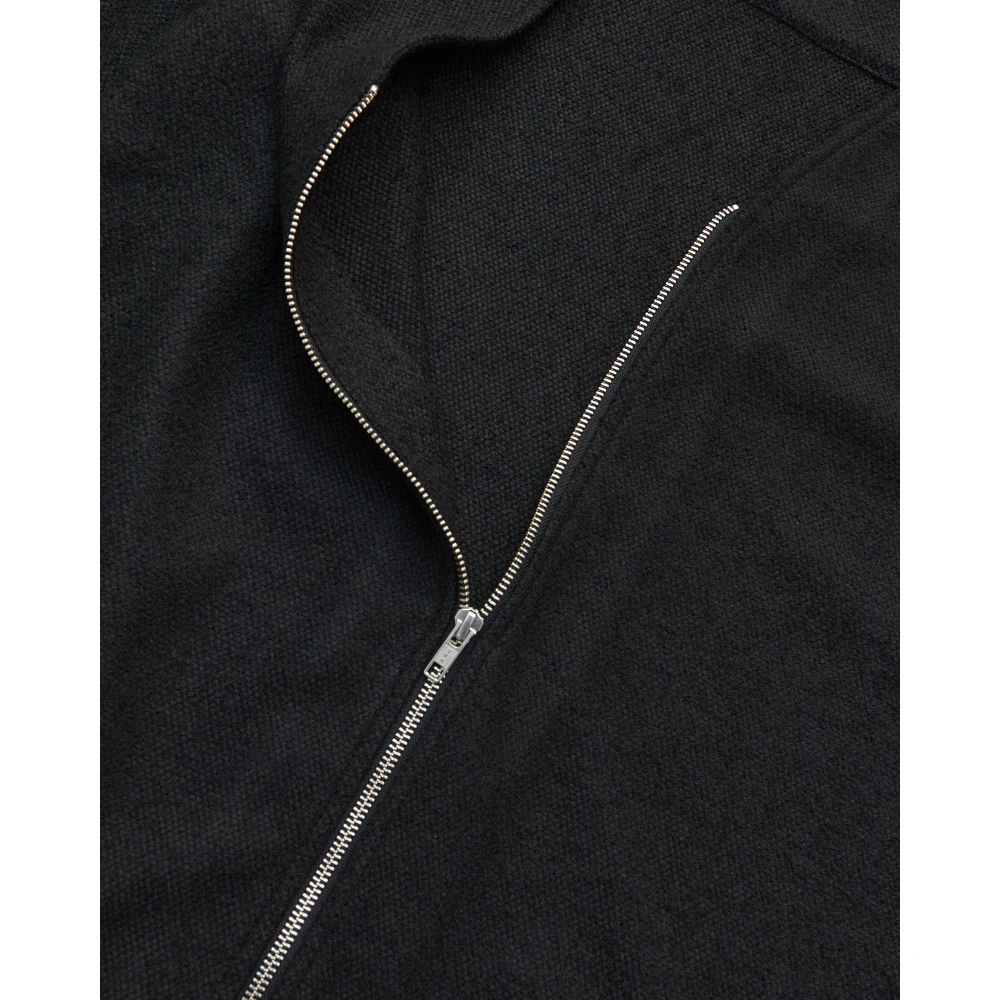 Won Hundred Gebreide ritsvest in zwart Black Heren