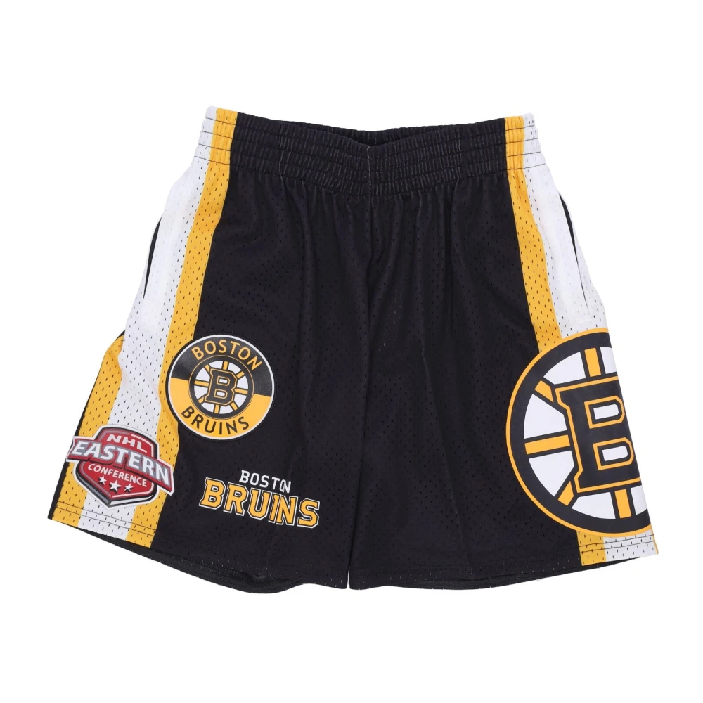 Mitchell & Ness NHL Thuisstad Basketbalshorts Zwart Black Heren