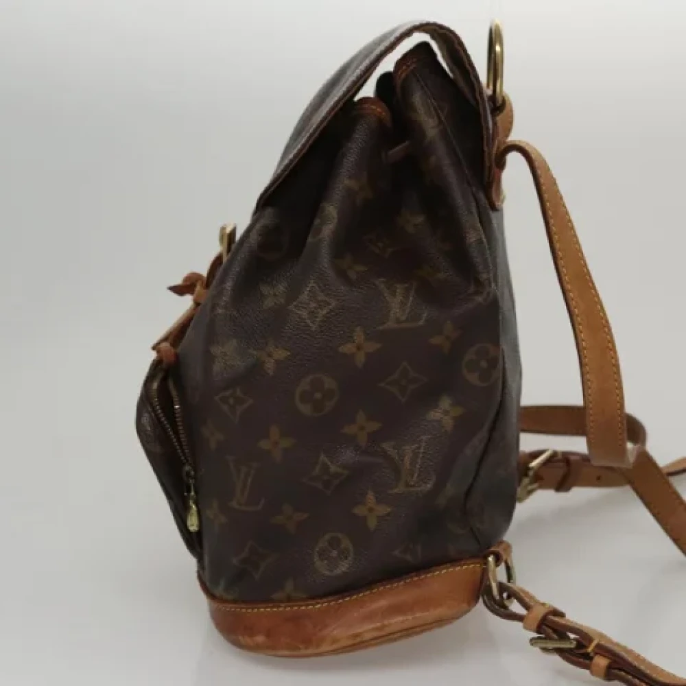 Louis Vuitton Vintage Pre-owned Canvas backpacks Brown Dames