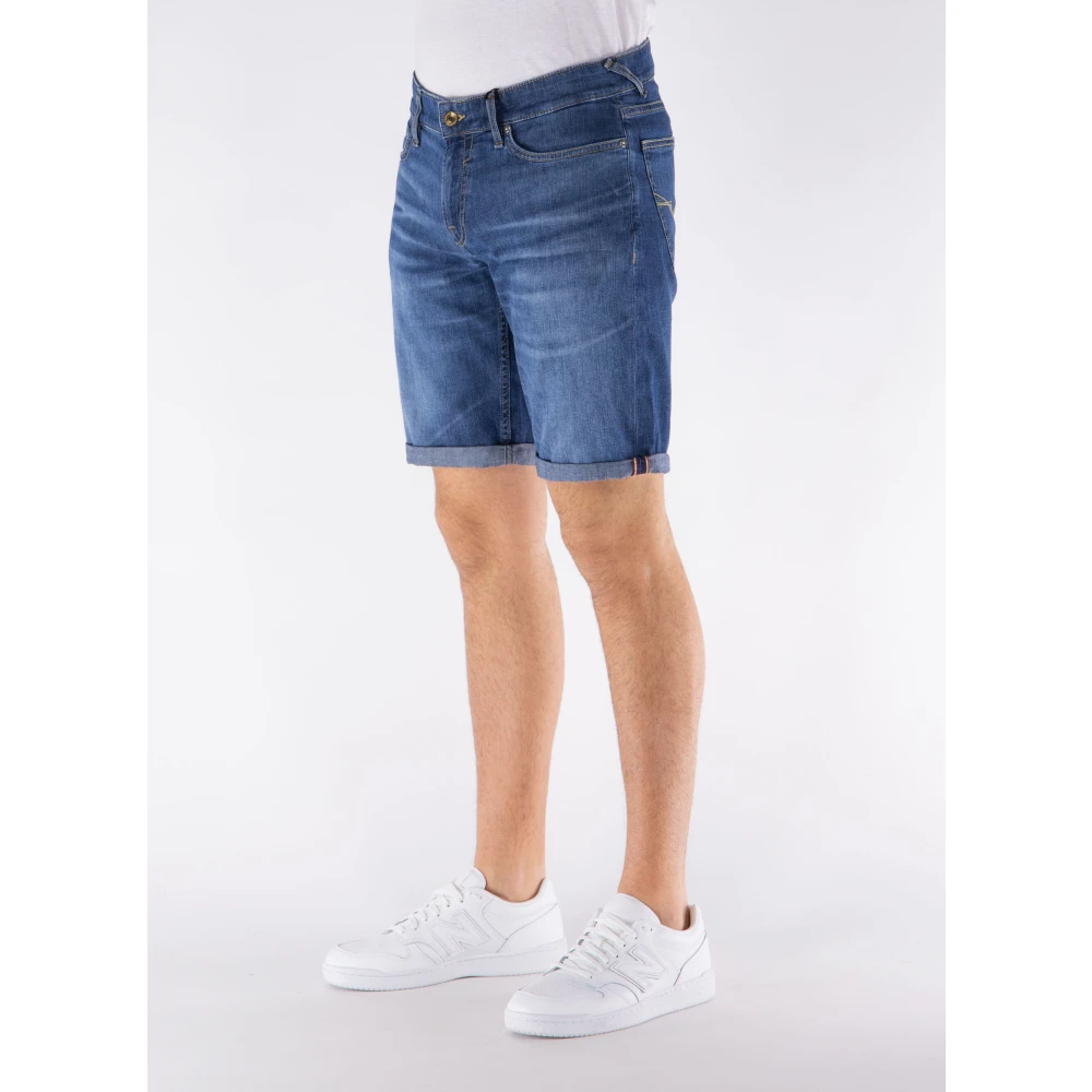 Guess Denim Shorts voor Mannen Blue Heren