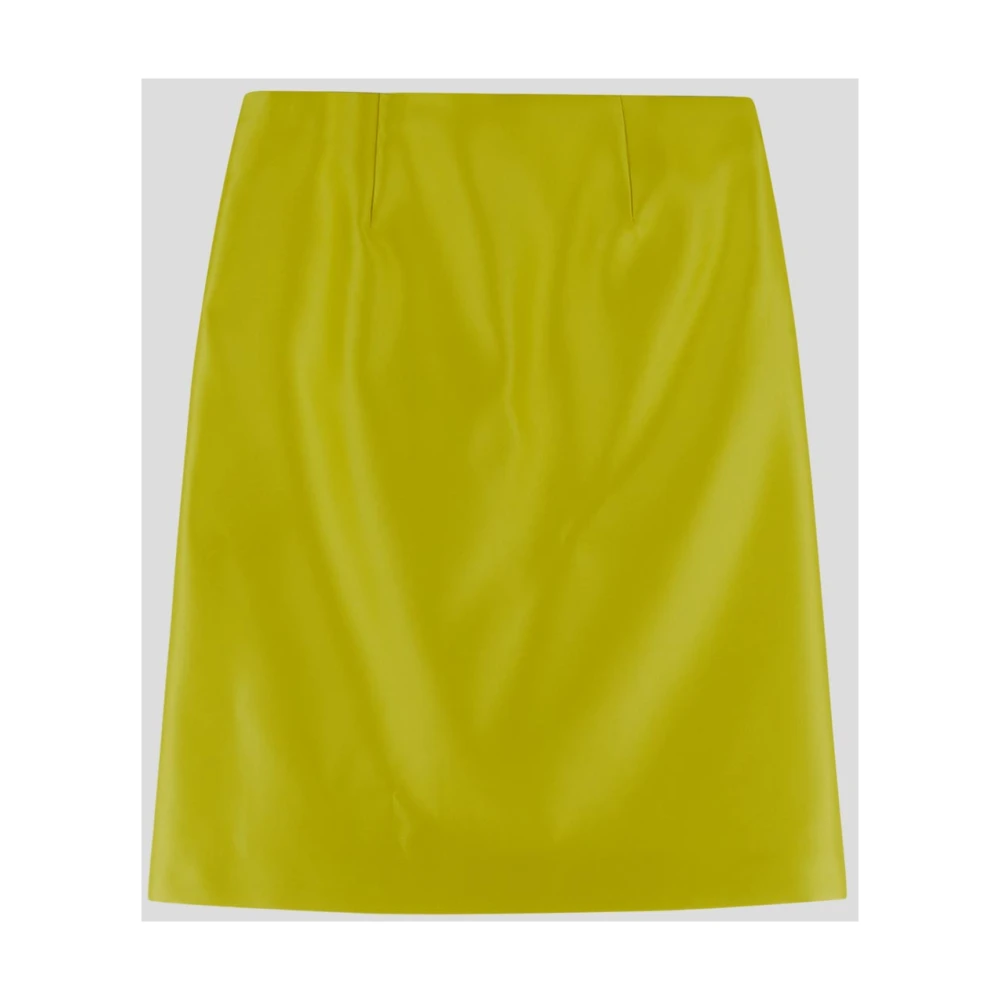 Philosophy di Lorenzo Serafini Stijlvolle Polyester Mini Rok Yellow Dames