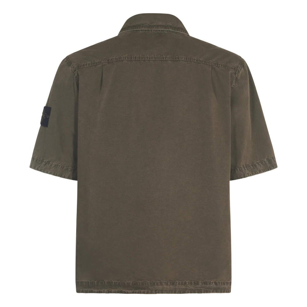 Stone Island Casual Overhemden Collectie Green Heren