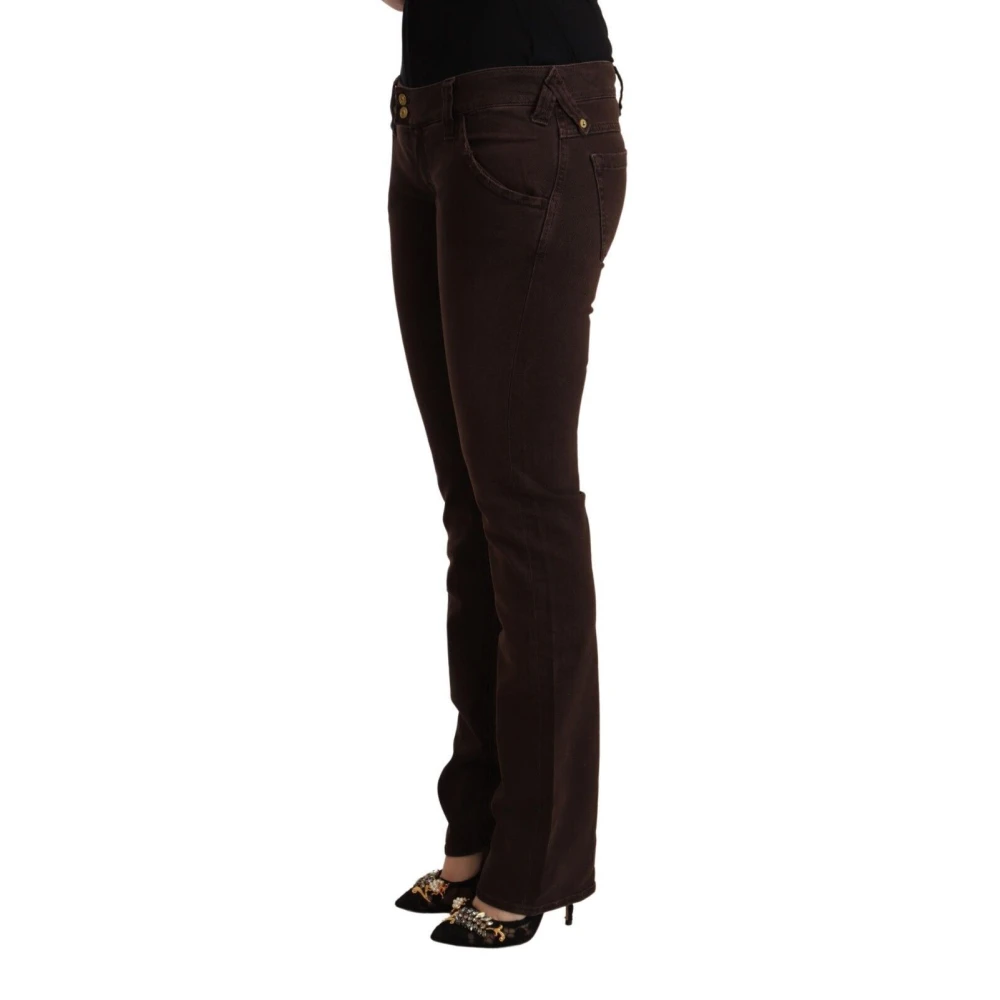 Cycle Elegante Slim Fit Stretch Jeans Brown Dames