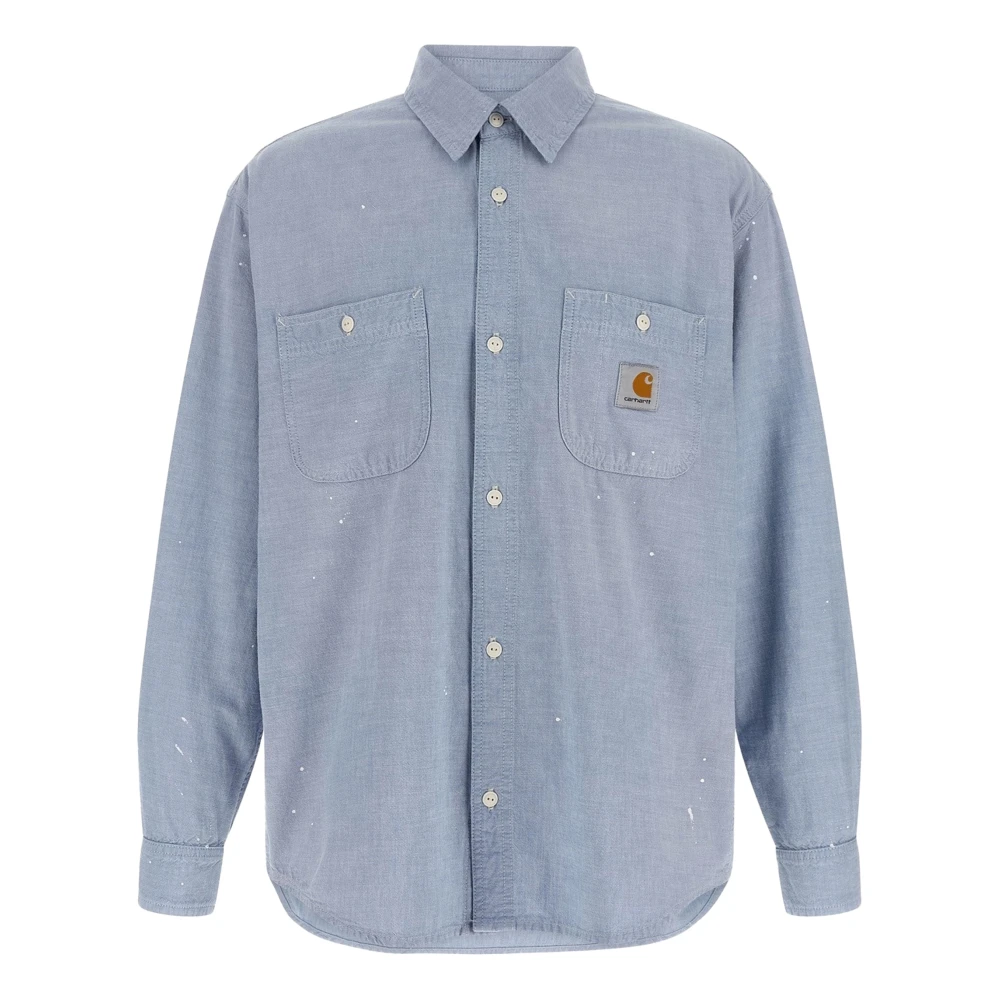 Carhartt Wip Uomo Blu - L/S Painter Shirt - Shirts - Xl - Immagine 5
