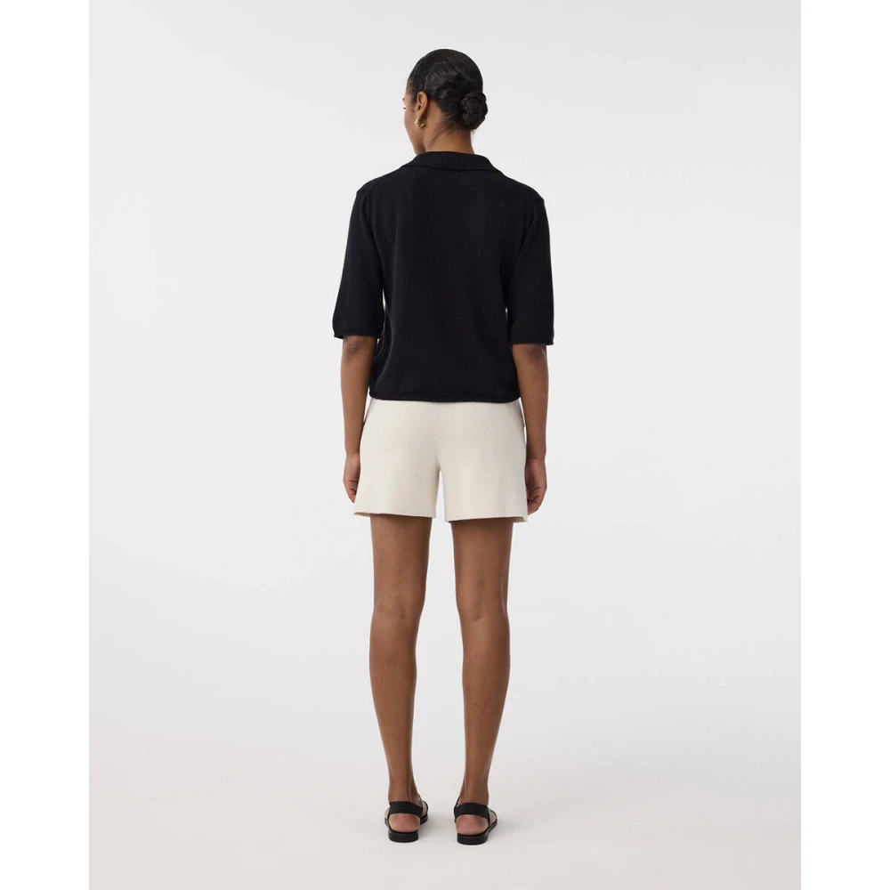 Knit-ted Yoshi Vest Black Dames