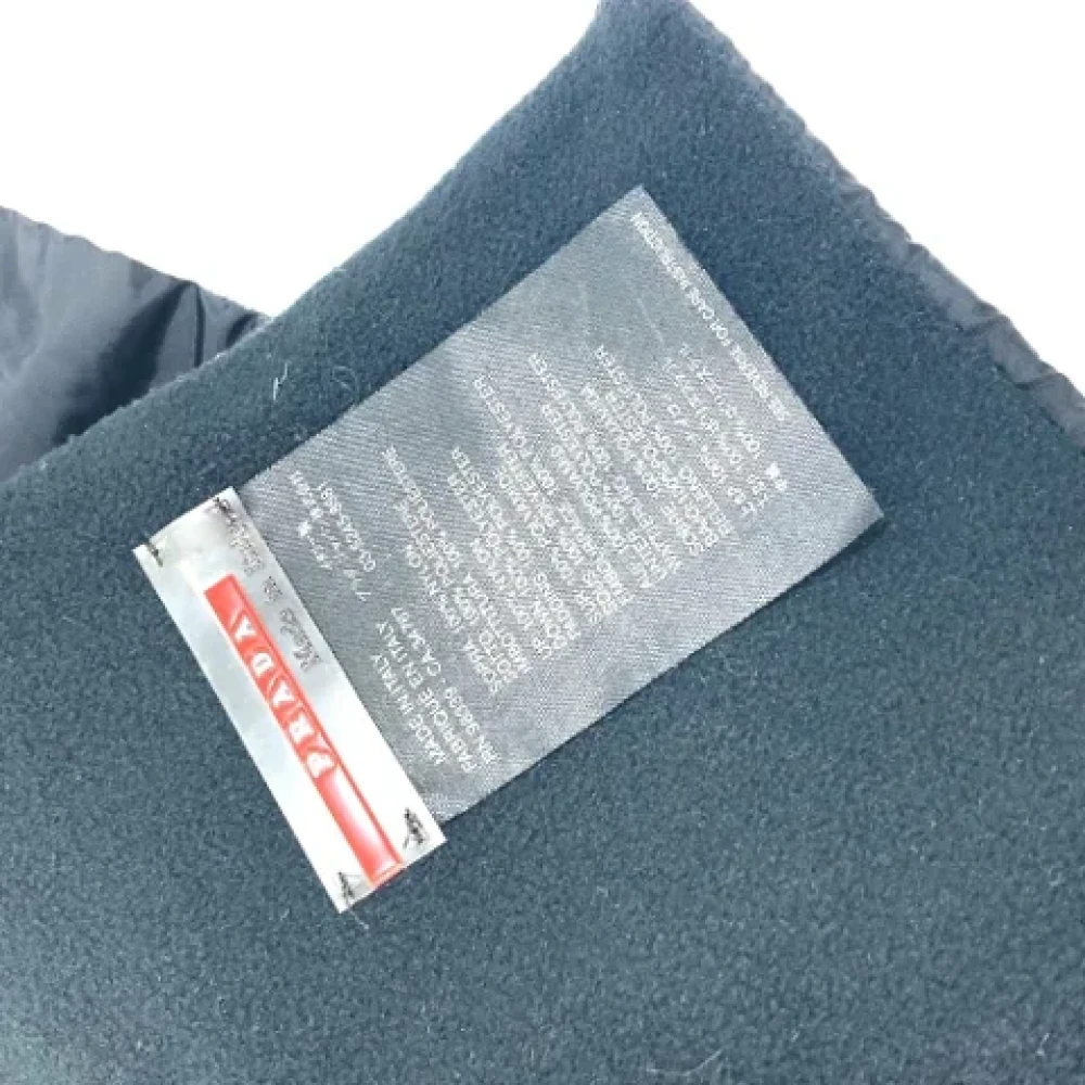 Prada Vintage Pre-owned Nylon scarves Black Dames
