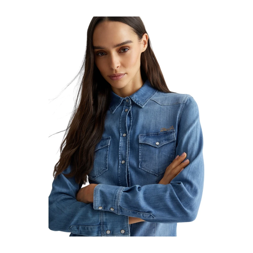 Liu Jo Stijlvolle Blouse voor Vrouwen Blue Dames