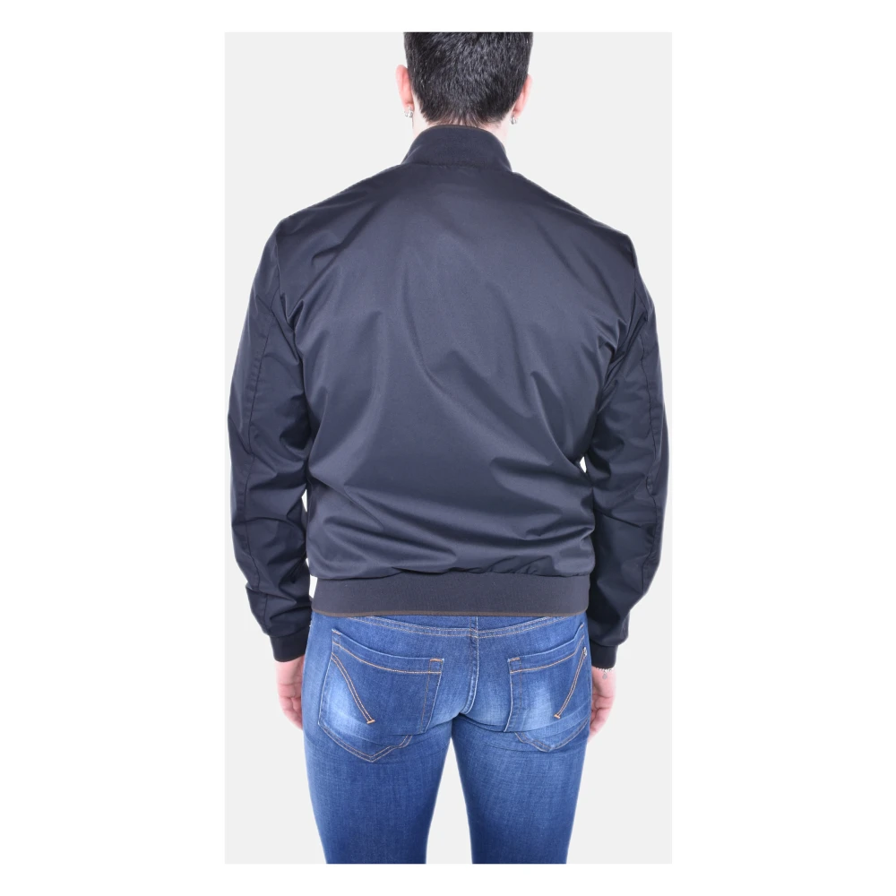 Moorer Waterdichte Bomberjack Donkerblauw Blue Heren