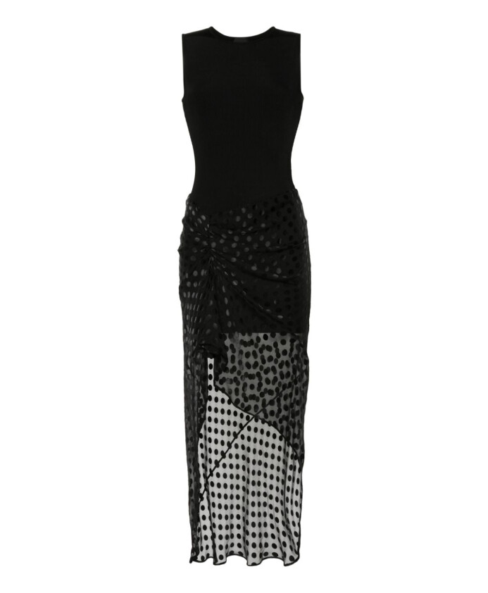 polka-dots-draped-dress