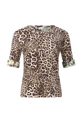 t-shirt-a-imprime-animal-avec-details-floraux