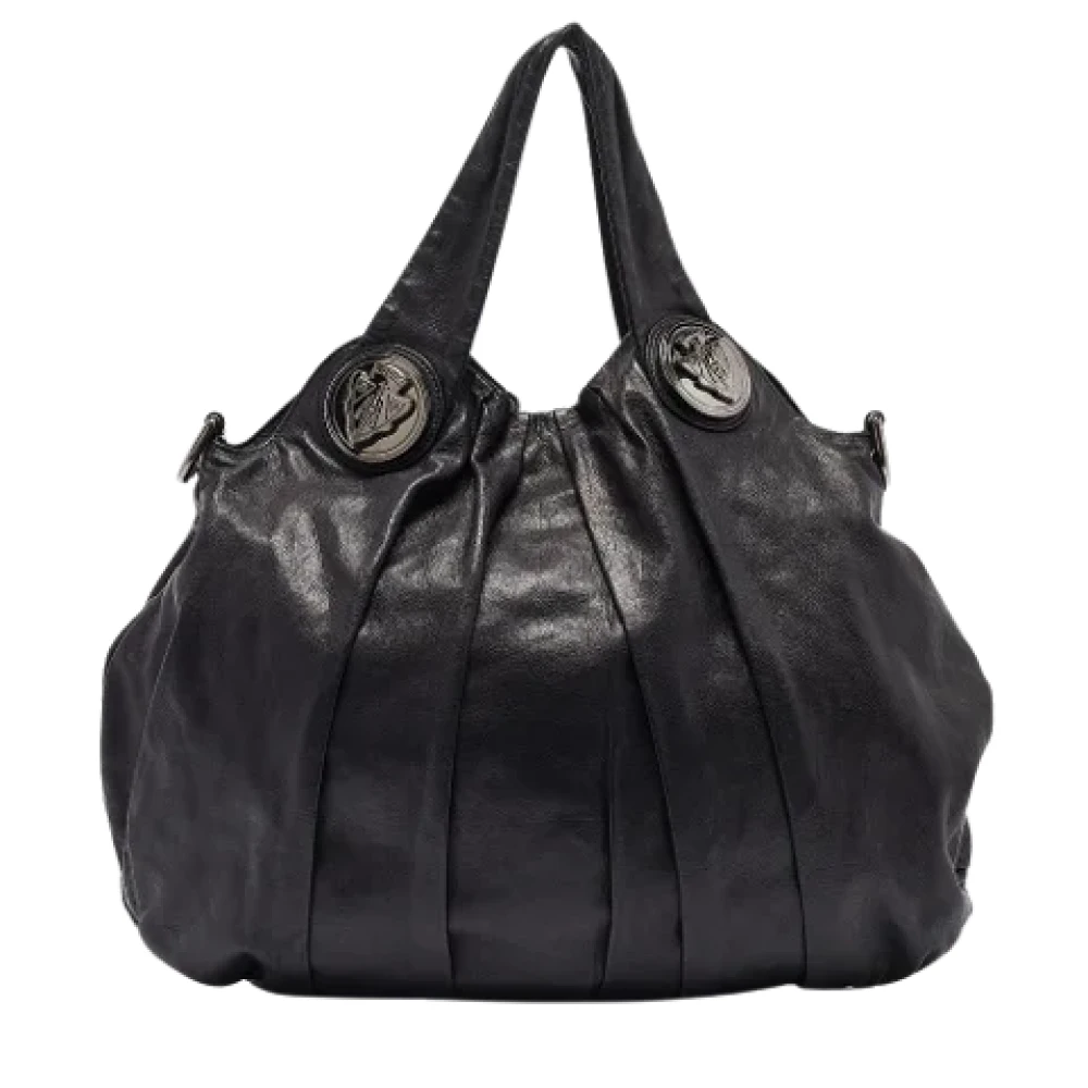 Gucci Vintage Pre-owned Leather handbags Black Dames