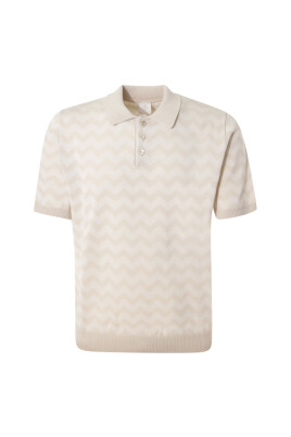 polo-zigzag-sable-blanc-coton
