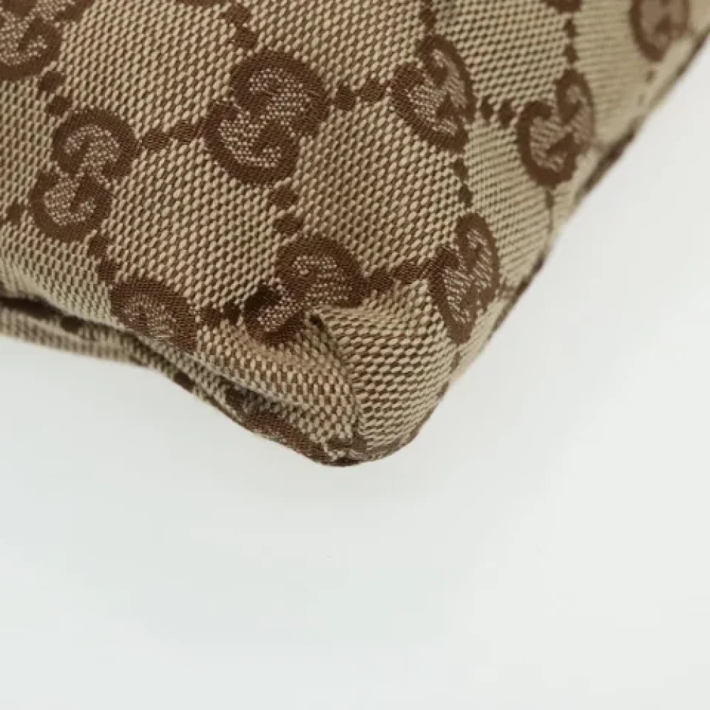Gucci Vintage Pre-owned Canvas gucci-bags Beige Dames