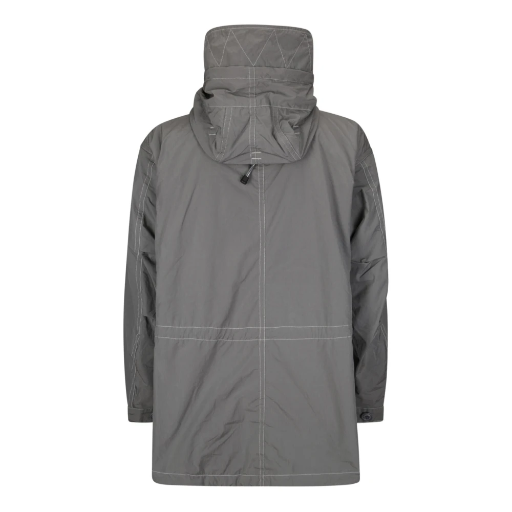 And Wander Fishtail Octa Coat Gray Heren