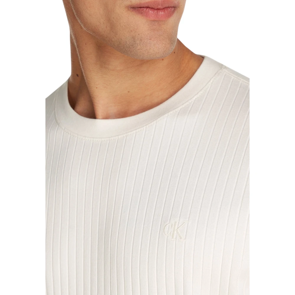 Calvin Klein Jeans Mannen korte mouw wit ondergoed White Heren