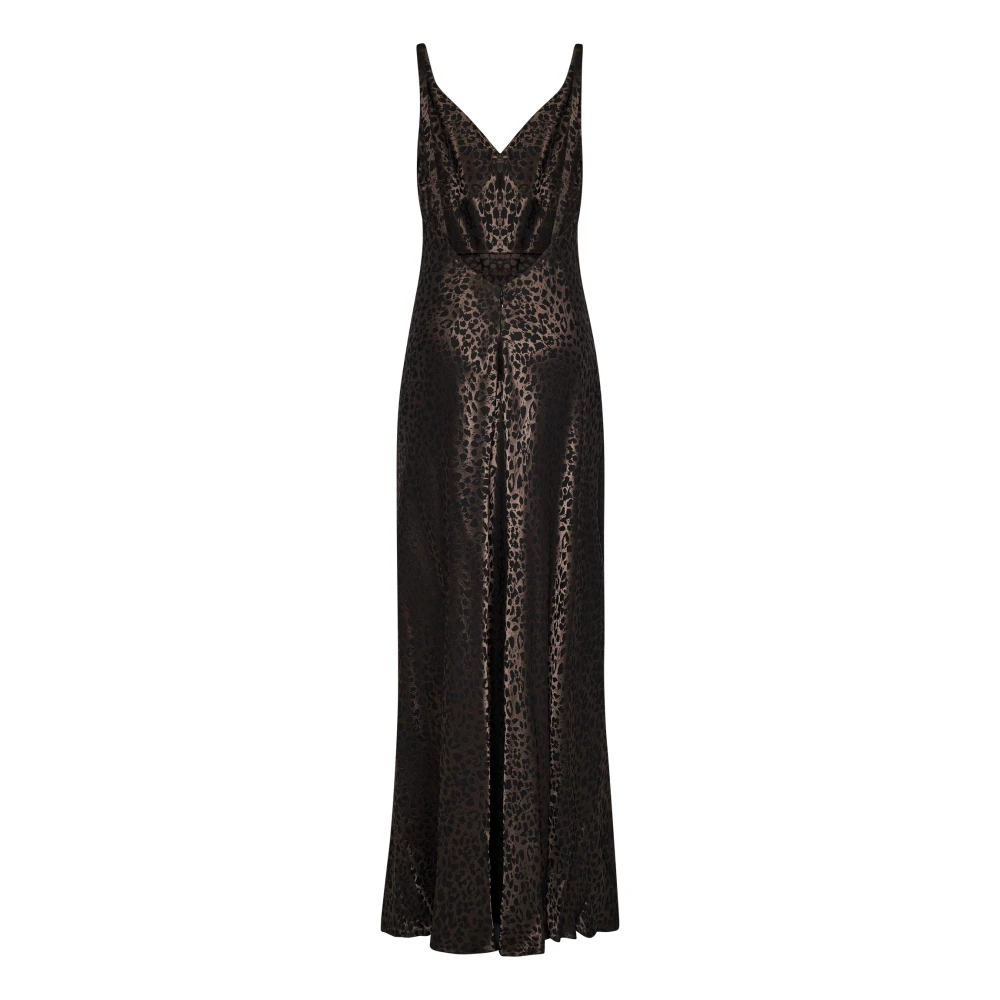 alexander mcqueen Luipaard Jacquard Bruine Jurk Brown Dames