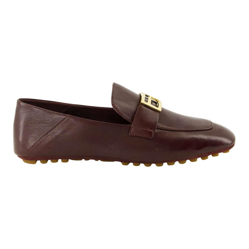 Fendi Women's Brown Mocassins Baguette - Loafers - 6 1/2 Uk - Shoes