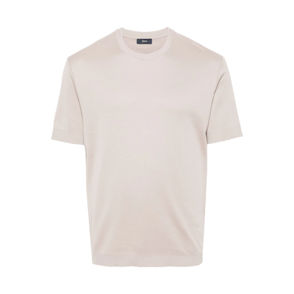 Herno T-Shirt Beige Heren