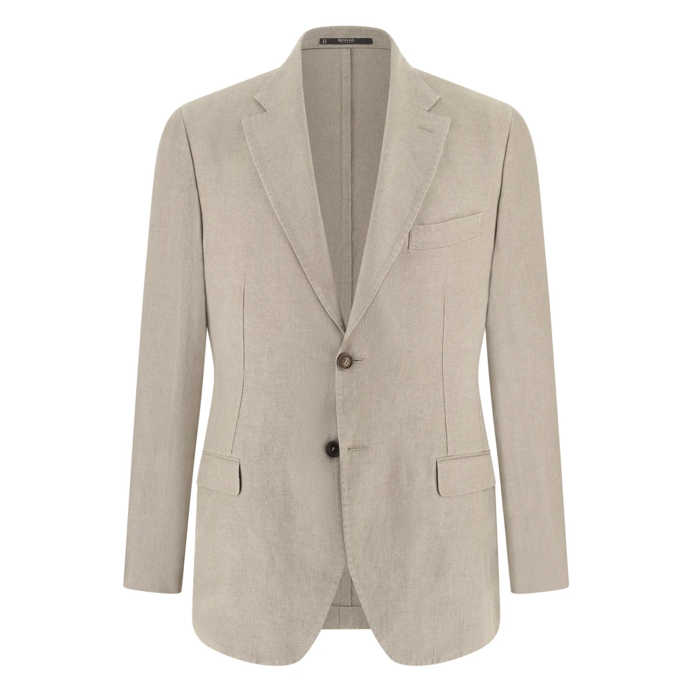 Boggi Milano Herren Beige Jacken, Lgröße: