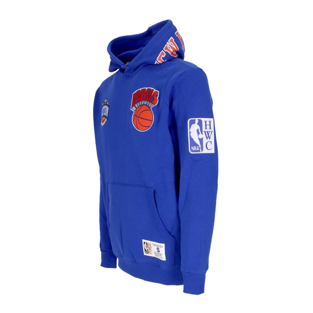 Mitchell & Ness NBA Hometown Fleece Hoodie Blue Heren