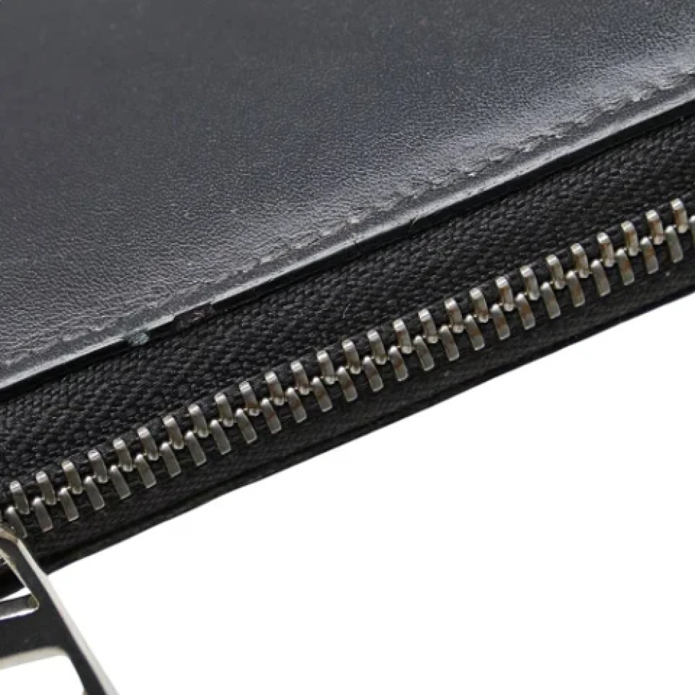 Loewe Pre-owned Leather wallets Black Dames