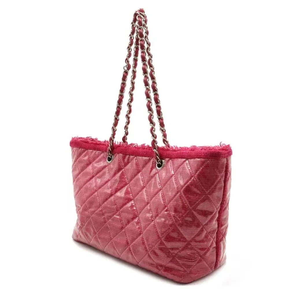 Chanel Vintage Pre-owned Plastic totes Pink Dames