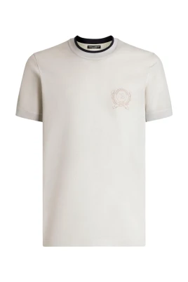 DG Crest Embroidered Cotton T-Shirt