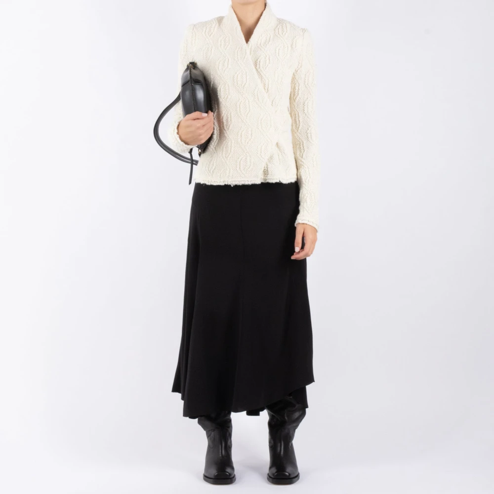 Isabel marant Zijden Rok Hortensia Black Dames