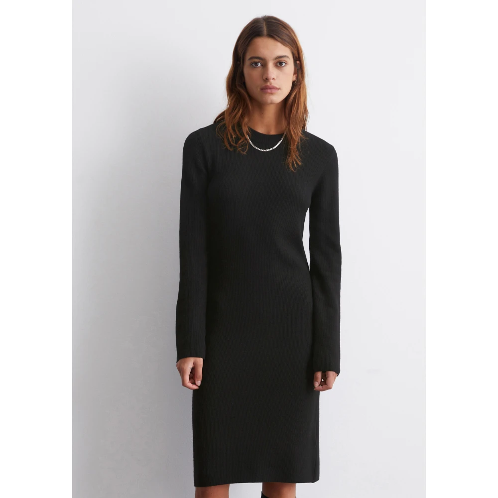 Marc O'Polo Gebreide jurk normaal Black Dames