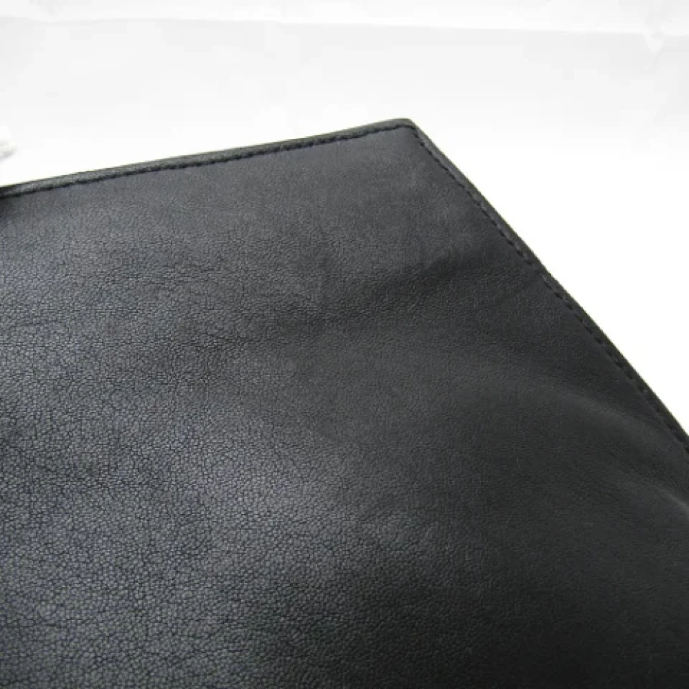 Jimmy Choo Pre-owned Leather clutches Black Dames