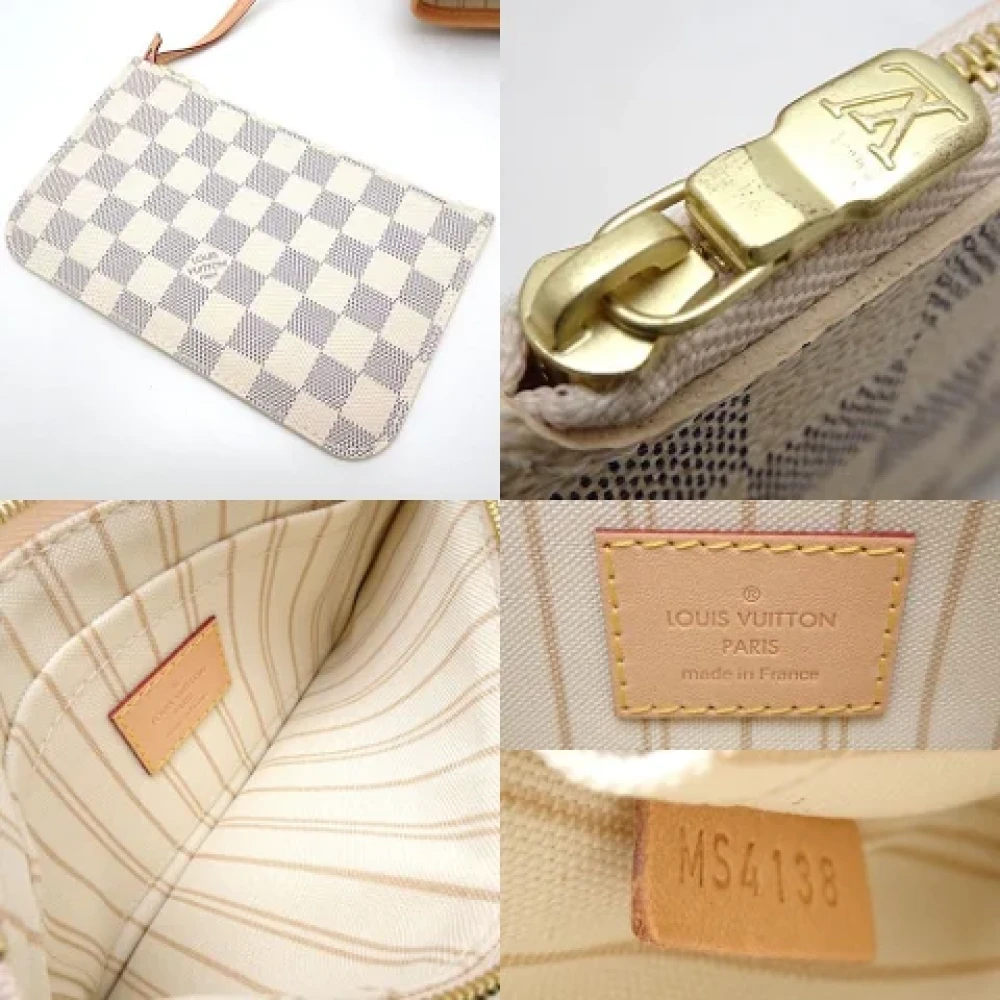 Louis Vuitton Vintage Pre-owned Fabric shoulder-bags Beige Dames
