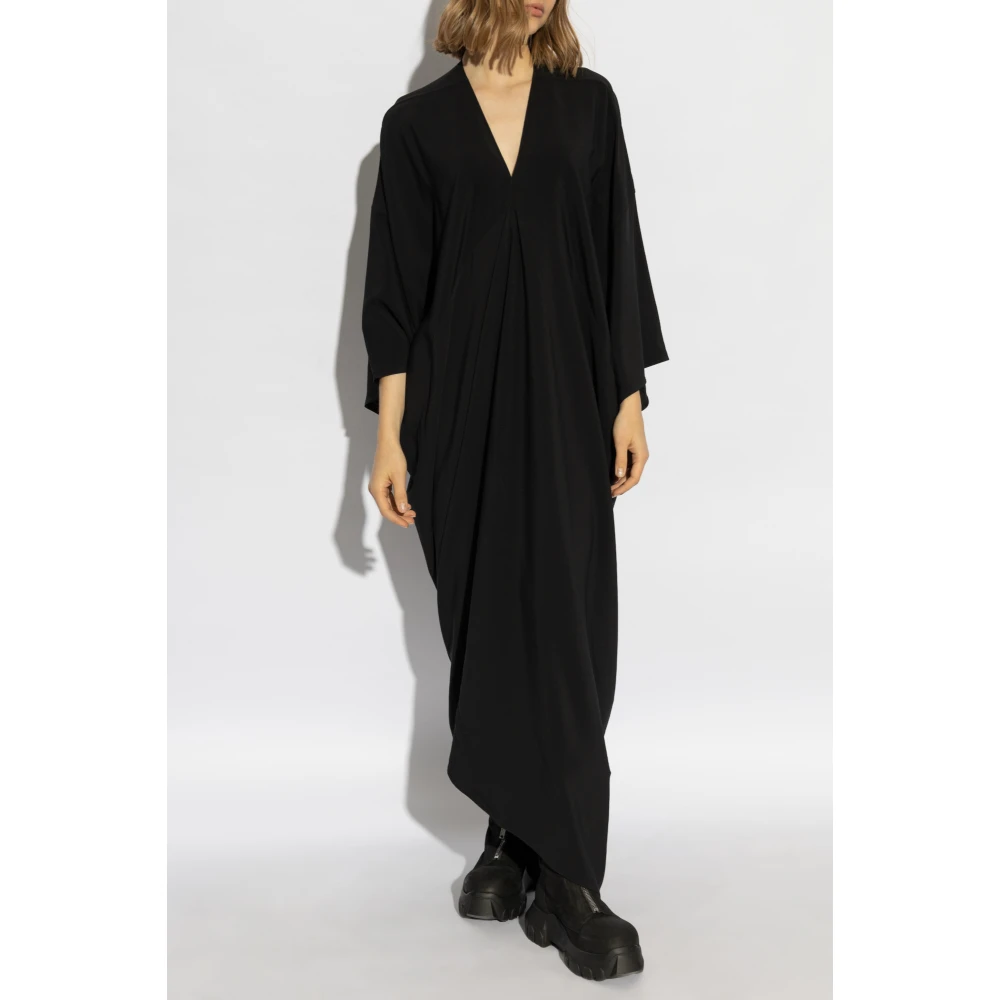 Rick Owens Jurk Tommykite Black Dames