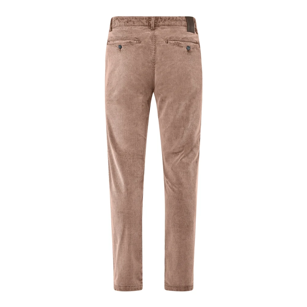 BomBoogie Zuur Gewassen Corduroy Chino Broek Orange Heren