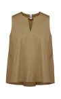 blouse-sans-manches-en-melange-de-coton