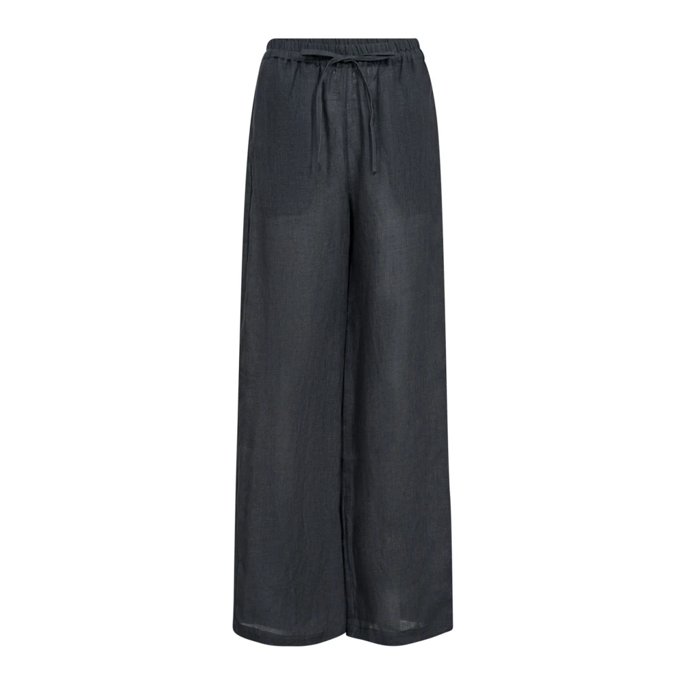 Co'Couture Blauwe Linnen Loise Broek Dames Blue Dames