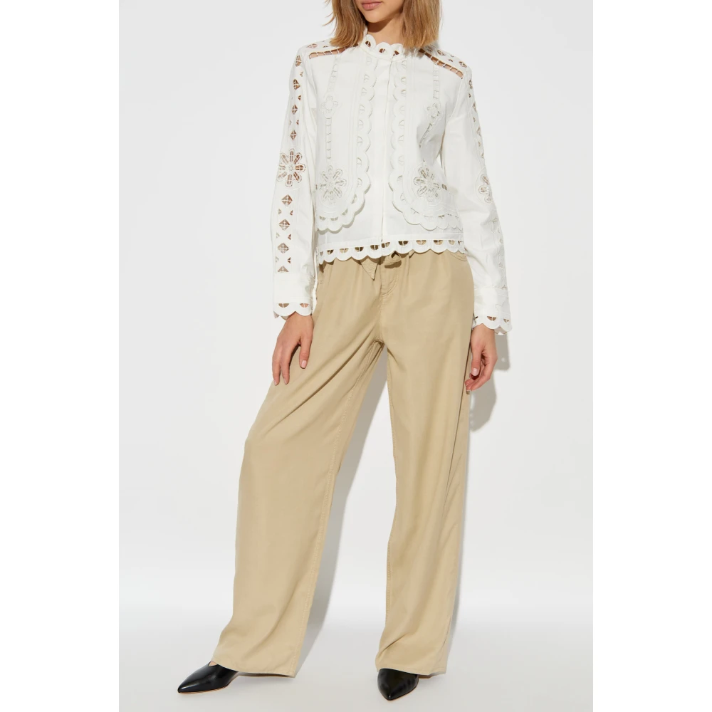 Isabel Marant Étoile Priana Broek van Marant Etoile Beige Dames