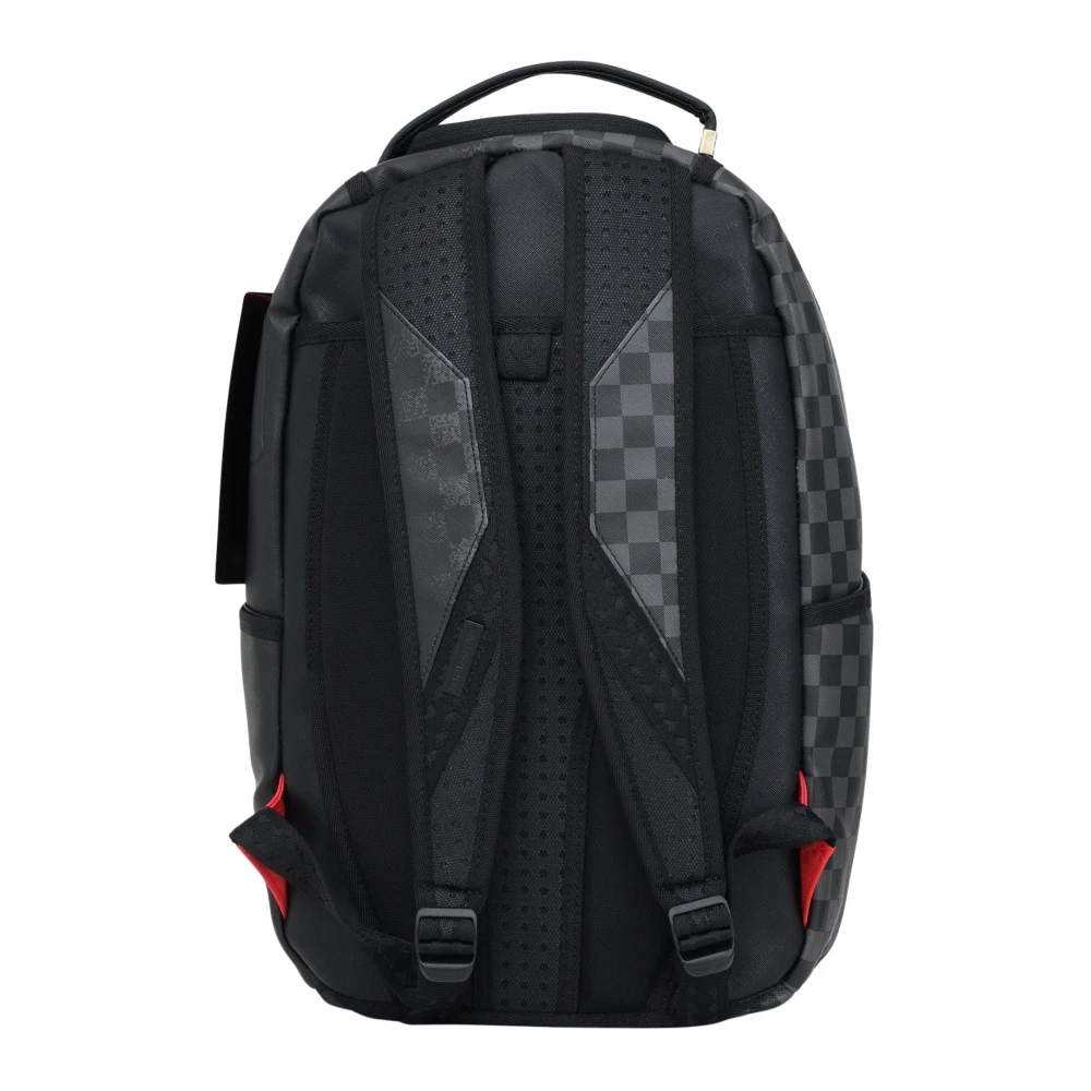 Sprayground Zwarte rugzak met geavanceerde functionaliteit Black Unisex