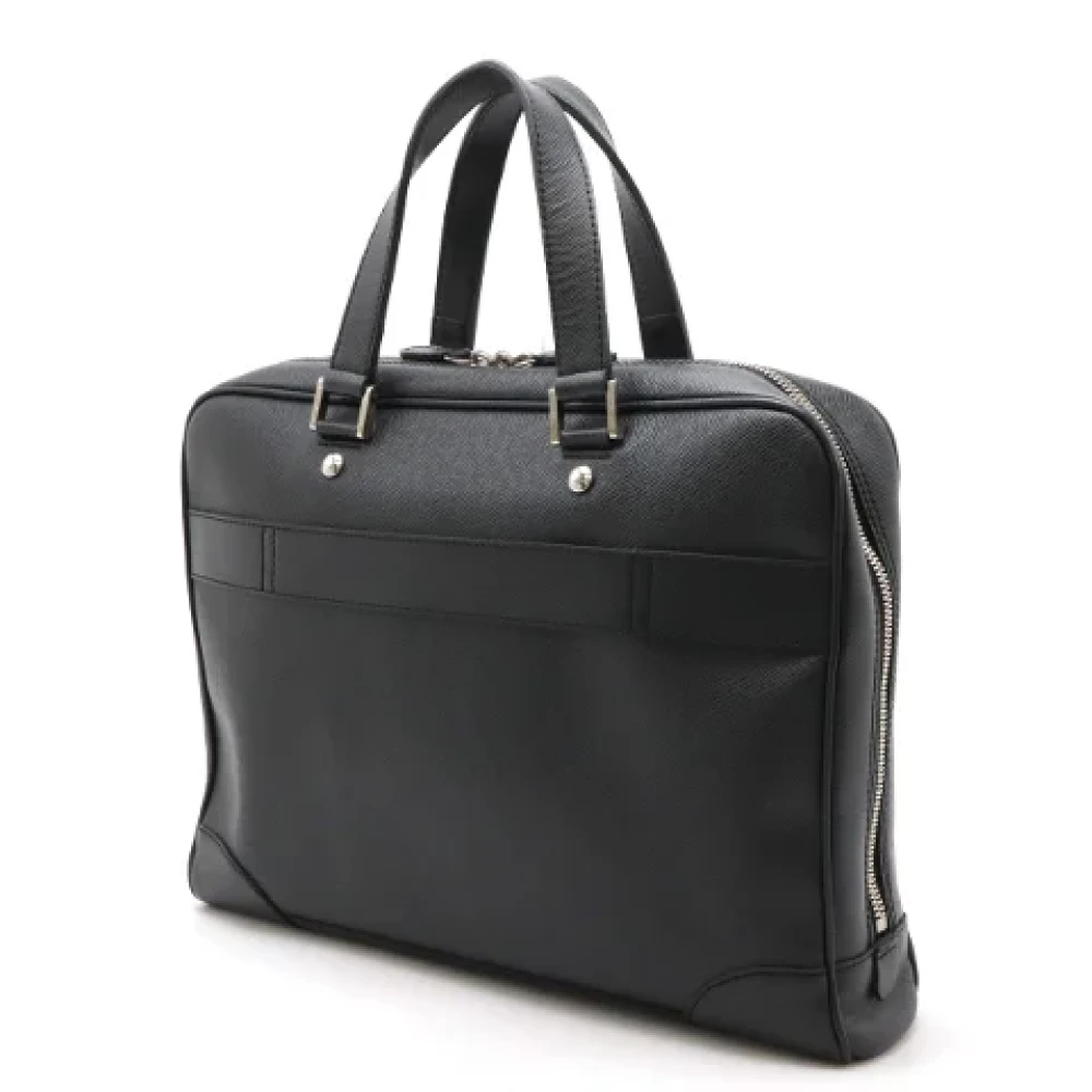 Louis Vuitton Vintage Pre-owned Leather handbags Black Heren