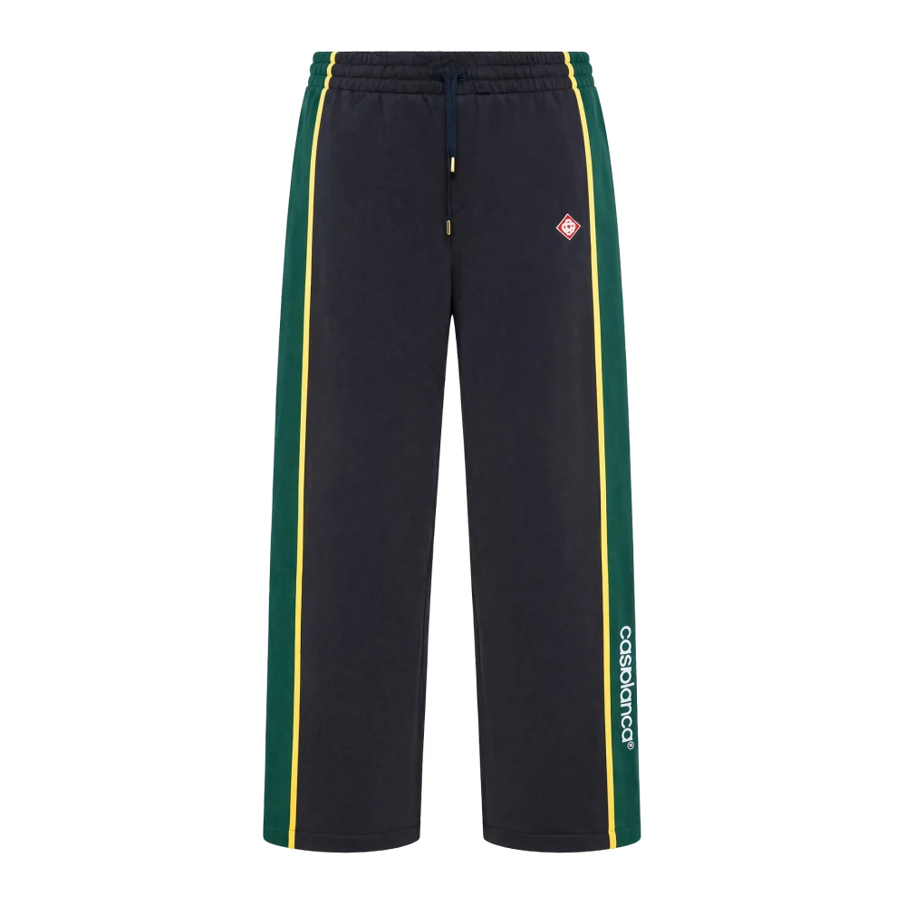 Casablanca Panelled Joggers - Male - Sweatpants - Blue - M - Trousers