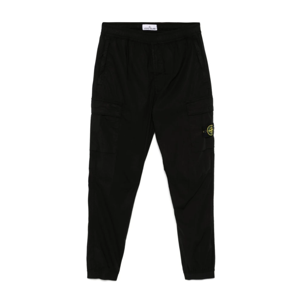 Stone Island Cargo Byxor i Svart Byxor Stil Black, Herr